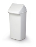Abfallbehälter DURABIN FLIP 40 - 40 l, rechteckig, weiß