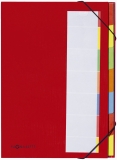 Deskorganizer - 7 Fächern, A4, rot