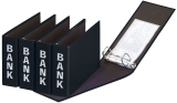 Bankordner Color-Einband - A5 , 50 mm, Color Einband, schwarz