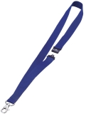 Textilband 20 mm mit Sicherheitsverschluss, 44 cm, dunkelblau