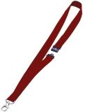 Textilband 20 mm mit Sicherheitsverschluss, 44 cm, rot