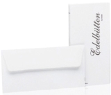 Briefhüllen Bütten - weiß, DL, 100 g/qm