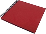Fotospiralbuch SOHO - 29 x 29 cm, 60 Seiten, rot