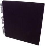Fotospiralbuch SOHO - 29 x 29 cm, 60 Seiten, schwarz