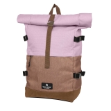Schulrucksack Roll up two - Mauve /Biscuit
