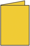 Coloretti Doppelkarte - B6 hoch, 5 Stück, goldgelb