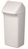 Abfallbehälter DURABIN 40L + Schwingklappe - weiß
