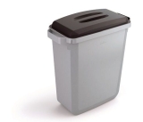 Abfallbehälter DURABIN 60L + Deckel - grau/schwarz