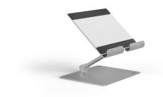 Tablet Ständer RISE - bis 13", Aluminium, silber