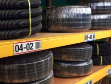 Etikettentasche HARD COVER - A5 quer, transparent, magnetisch, 10 Stück