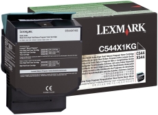 Lexmark Toner schwarz extra High-Capacity return program C544X1KG