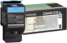 Lexmark Toner cyan extra High-Capacity return program C544X1CG