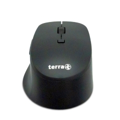 TERRA Mouse 4000 Wireless Silent USB black 6-Tasten Maus, für Rechtshänder